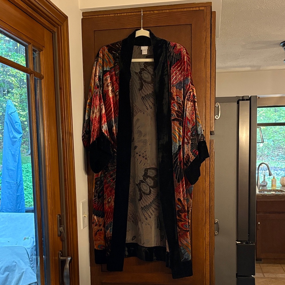 Chico's Multicolor Kimono Cape